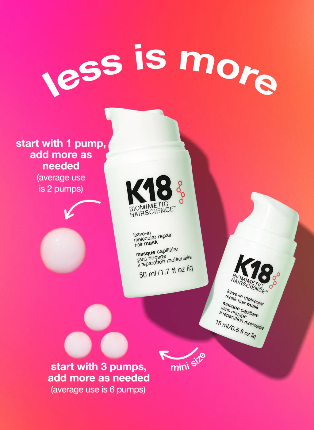 K18 Leave-In Molecular Repair Hair Mask - Head Quarters Hair Design