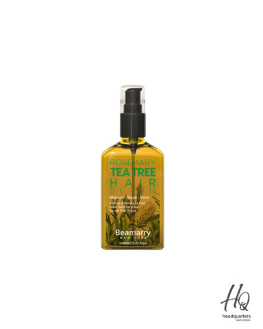 Beamarry Rosemary Tea Tree Hair Oil 110ml - Moisture, Repair & Shine Treatment - Head Quarters Hair Design