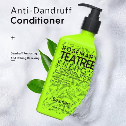 Beamarry Rosemary Tea Tree Energy Conditioner 380ml - Sulfate-Free Moisture Restoring Treatment - Head Quarters Hair Design