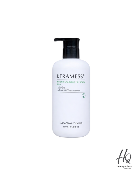Keramess Keratin Shampoo for Daily Use - Head Quarters Hair Design